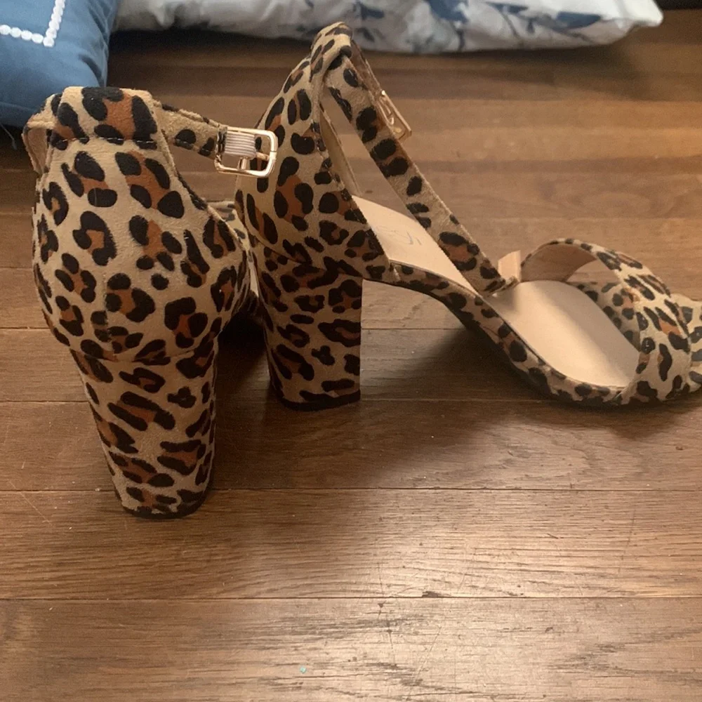 Leopard Print Heels - Picture 2 of 3